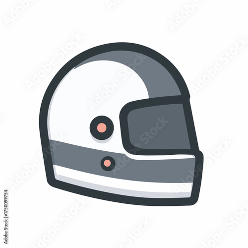 Professional Bold Helmet Icon Design