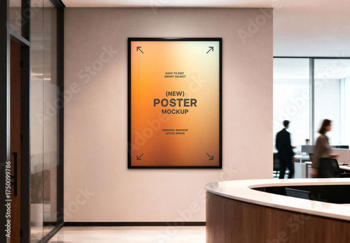 Framed Office Poster Mockup