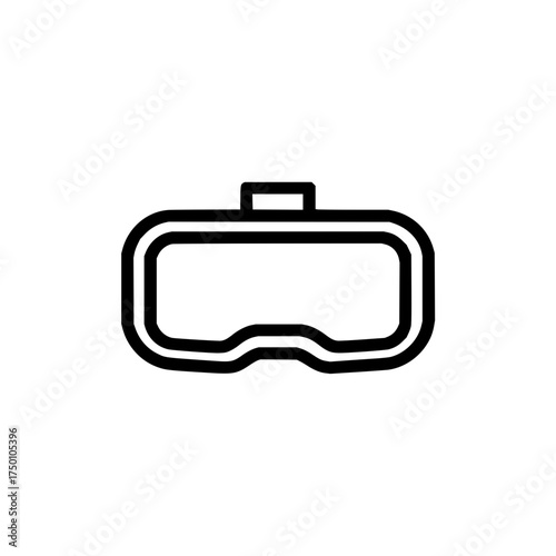 Virtual reality headset vr glasses augmented reality gaming device simulation technology immersive experience gadget