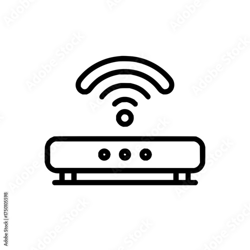 Wireless router wifi network internet connection signal technology broadband modem access point communication 100mbps