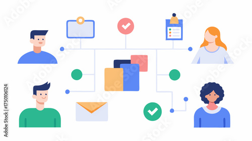 A storyboard illustrating the stepbystep process of planning an influencer marketing campaign from concept to exeion.