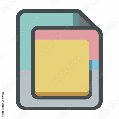 Minimalistic Bold Image File Icon Design