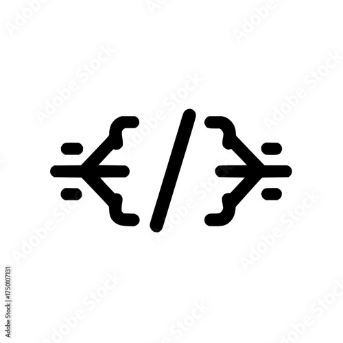 Code programming coding development html css javascript web website software technology design script symbol icon