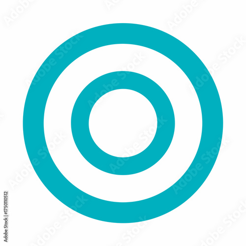 Informative Bold Circle Icon Duotone Style