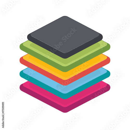 Minimalist Bold Language Icon Design Element