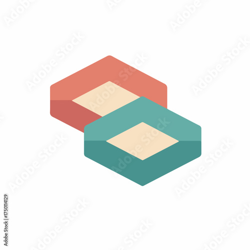 Professional Bold Language Flat Design Icon