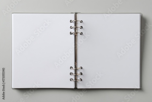 Wallpaper Mural Open blank notebook pages Torontodigital.ca