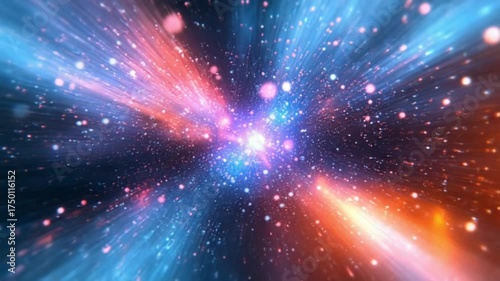 Space Warp Speed Journey: Cosmic Rays in Hyperspace Through Nebula