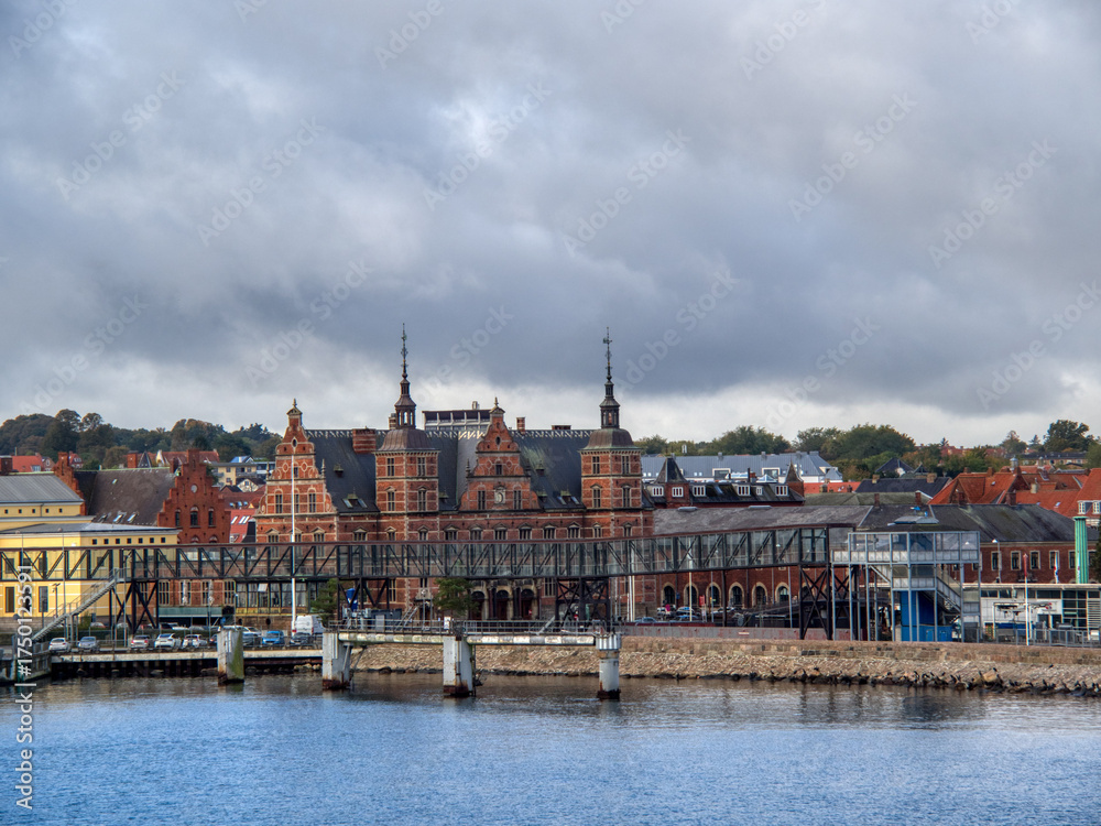 Naklejka premium Ciudades en Dinamarca