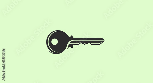 Simple Key Illustration: Security Access and Unlocking Potential.