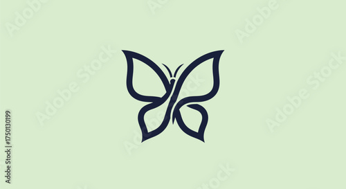 Elegant Butterfly Logo Design: A Symbol of Transformation and Beauty.