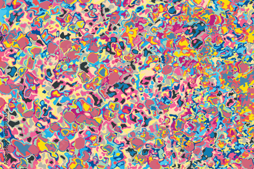 Colorful abstract organic background pattern.