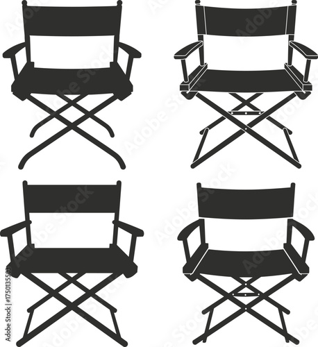 Directors Chair SVG Bundle: Vinyl Cut File, T-Shirt Design