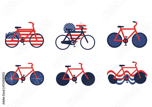 Black silhouette of a bicycle on white background for transportation and cycling concept