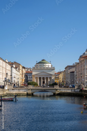 Wallpaper Mural Cityscape of Trieste, Italy - Grand Canal Torontodigital.ca