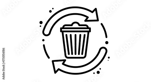 Set of four camera icons in line style