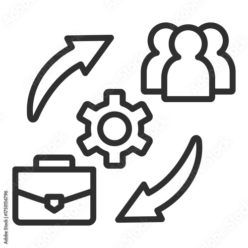Workflow Icon Single Vector Collection 