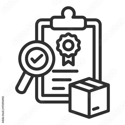 Inventory Management Icon Single Vector Collection 
