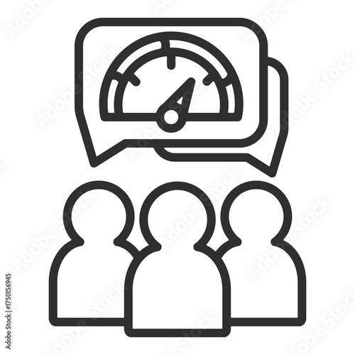 Customer Satisfaction Icon Single Vector Collection 