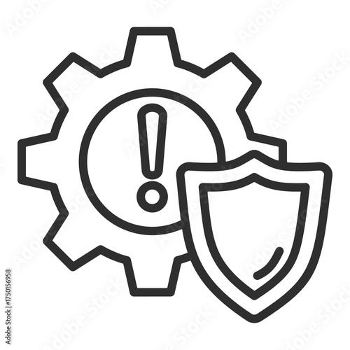Mitigation Icon Single Vector Collection 