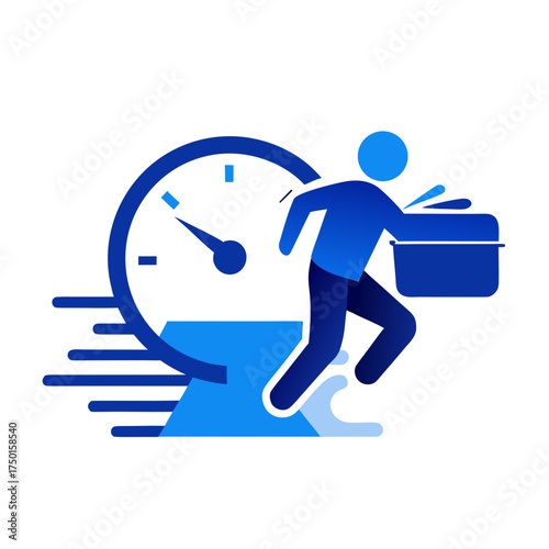 fast delivery pizza, fast delivery sign, fast shipment, same day delivery, fast food delivery Shipping fast delivery man riding motorcycle icon symbol, fast delivery pizza parcel delivery on time run