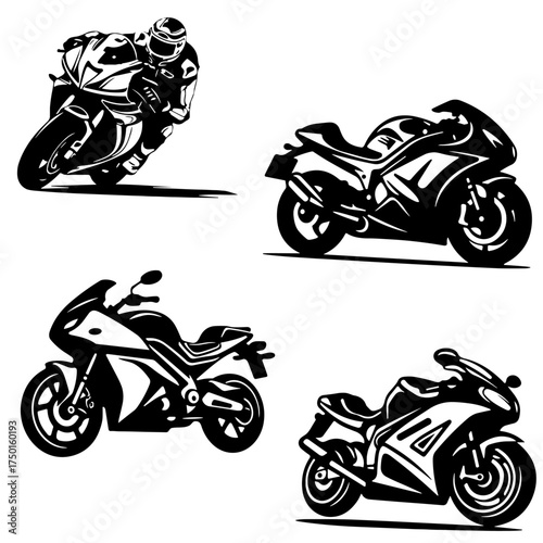Motocicleta de corrida