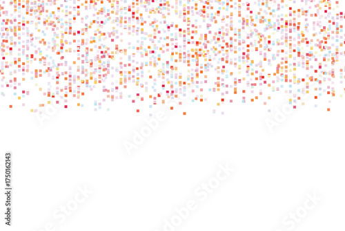 Multicolor dotted background, colorful vector texture with circles. Glitter abstract illustration with blurred drops of rain. Pattern for ads, web page, wallpaper, poster, banner. Copy space.