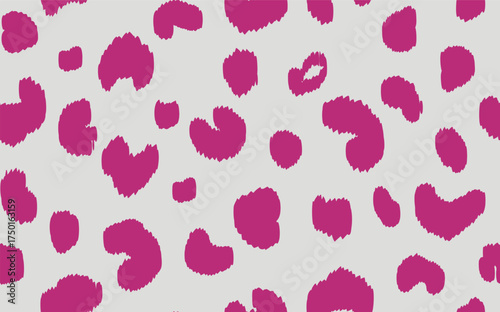Abstract modern leopard seamless pattern. Animals trendy background. Color decorative vector stock illustration for print, card, postcard, fabric, textile. Modern ornament of stylized skin.