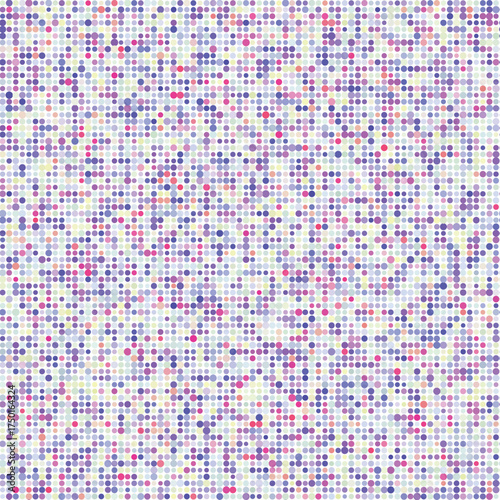 Multicolor background, colorful vector texture with circles. Splash effect banner. Dotted abstract illustration with blurred drops of rain. Seamless pattern for fabric, textile.
