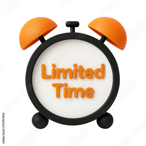 Don't miss out on this limited time offer - act now for huge savings and boost your business today with this eye-catching timer graphic for marketing campaigns