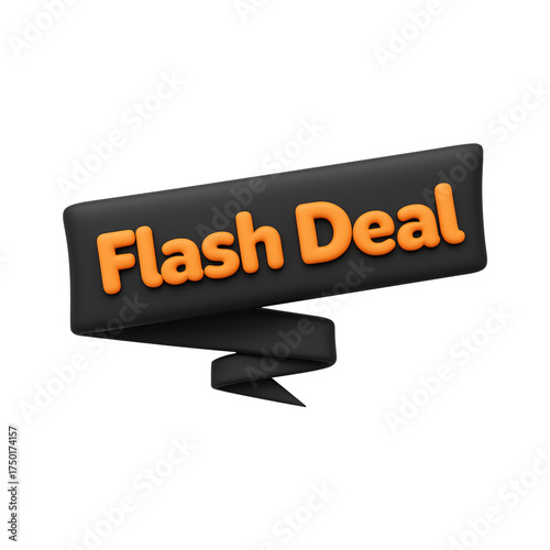 Grab this limited-time offer with this striking flash deal banner to boost sales and attract eager customers looking for exclusive discounts and savings now