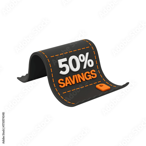 Unlock incredible deals with 50% savings now, don't miss out on this limited time offer, boost your sales today with this attention grabbing discount promotion banner
