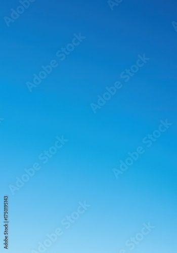 A wide-angle view of a clear, brilliant blue sky, offering a sense of openness and infinite possibilities. Perfect for background ,immense ,blue sky ,expansive