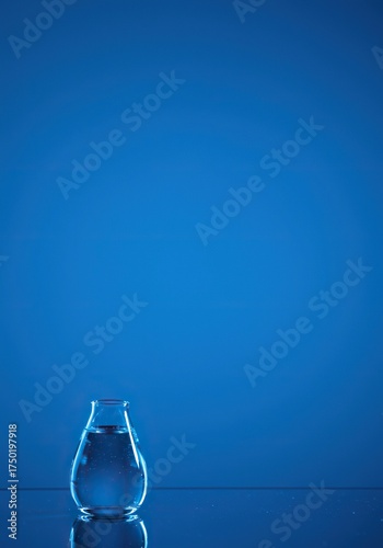 A serene visual representing the soothing, restorative power of blue hues, evoking a sense of calm wellness and natural recovery ,natural ,revitalize ,indigo