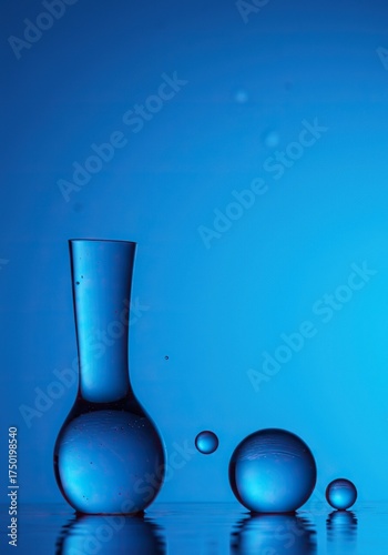 A serene visual representing the soothing, restorative power of blue hues, evoking a sense of calm wellness and natural recovery ,harmony ,sky ,healing