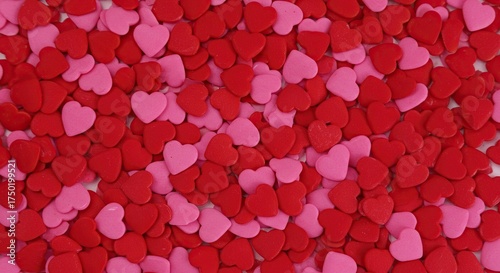 A vibrant pattern of scattered red and pink hearts creates a joyful and romantic backdrop, perfect for celebrating love ,transparent ,love ,concept