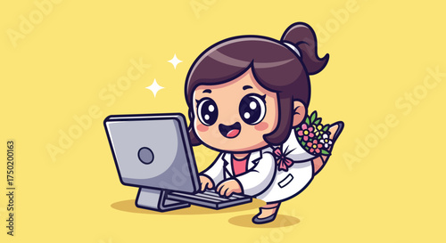 Cheerful Cartoon Doctor