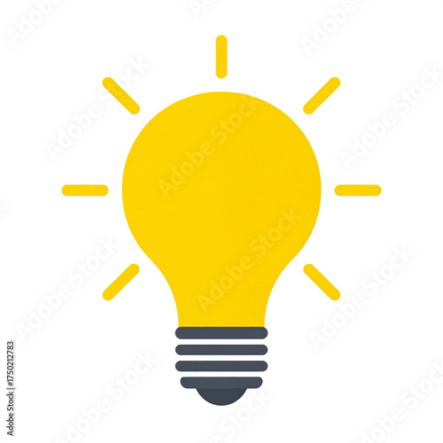 Light Bulb Isolated on White Background