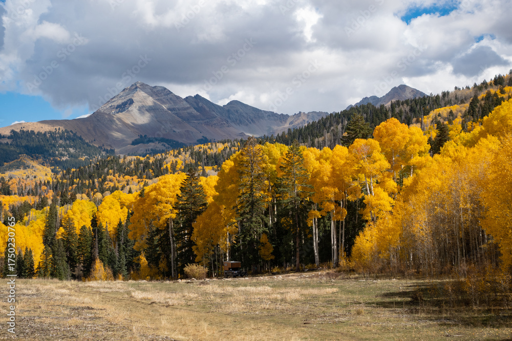 Fototapeta premium Fall colors in the San Juan Mountains of southwest Colorado, USA