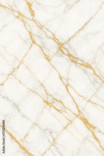 Golden Veins – Elegant White Marble Texture Background