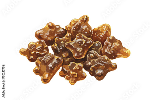 Glazed Pecan Pralines Traditional Southern Candy Dessert Delicacy