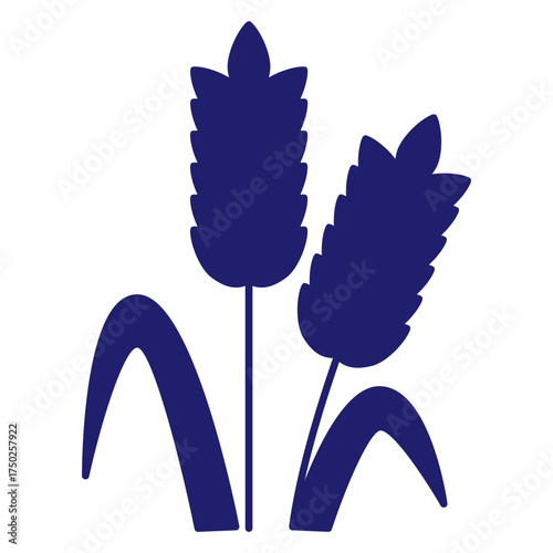 Cereals doodle illustration  icon - pearl millet, agriculture, wheat, barley, rice, maize, timothy grass, buckwheat, proso, sorghum. Thin line art about grain plants. Editable Stroke Wheat ear icon. l