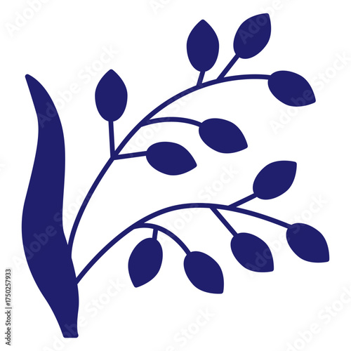 Cereals doodle illustration  icon - pearl millet, agriculture, wheat, barley, rice, maize, timothy grass, buckwheat, proso, sorghum. Thin line art about grain plants. Editable Stroke Wheat ear icon. l
