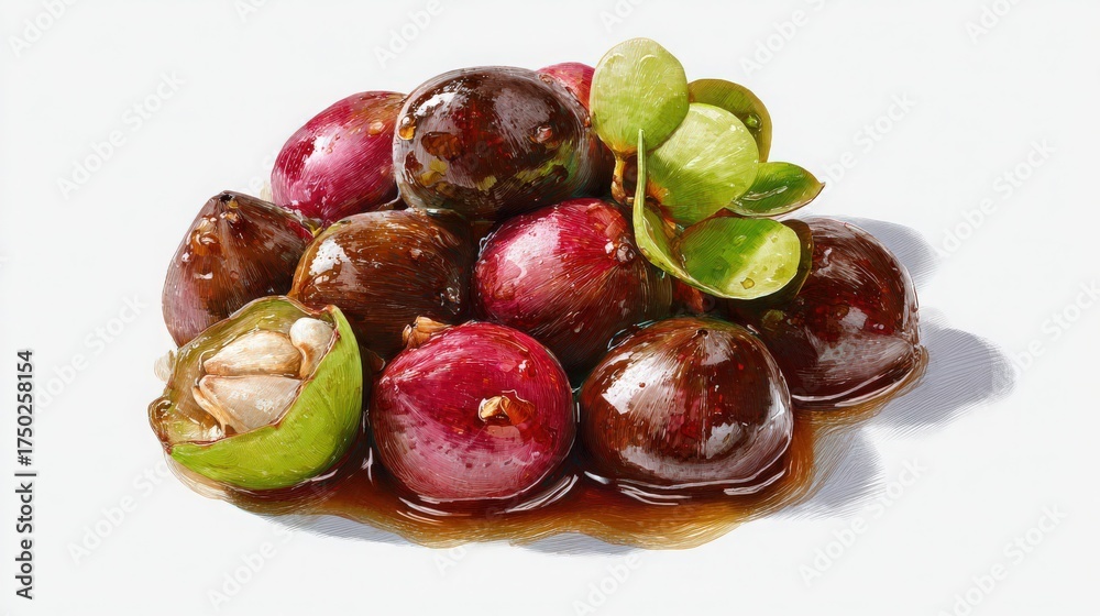 Obraz premium thai tub tim krob with water chestnuts