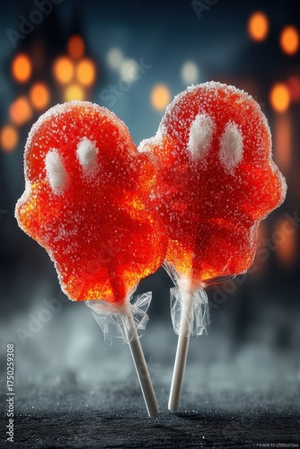 Sweet and Spooky Halloween Candies Shaped Like Ghosts for Festive Celebrations and Autumn Treats