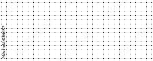 Planer page with dotted grid. Seamless checkered paper texture. Retro bullet journal notebook background. Simple square graph pattern. School math sheet wallpaper. Vector repeating workbook paper