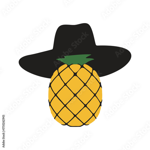 vector illustration of an orange fruit