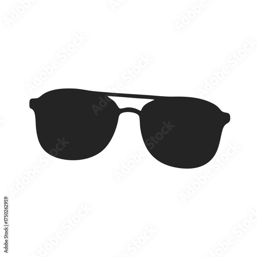 vector sunglasses isolated on white background