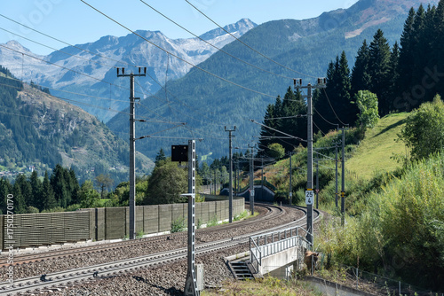 railway in the mountains