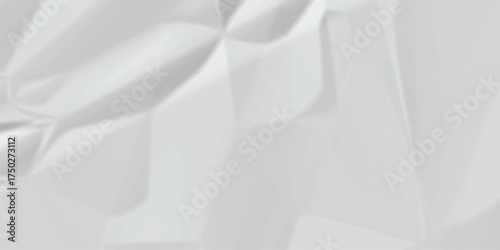Abstract white paper crumpled panorama white paper texture background, crumpled pattern texture fabric scrapbook...